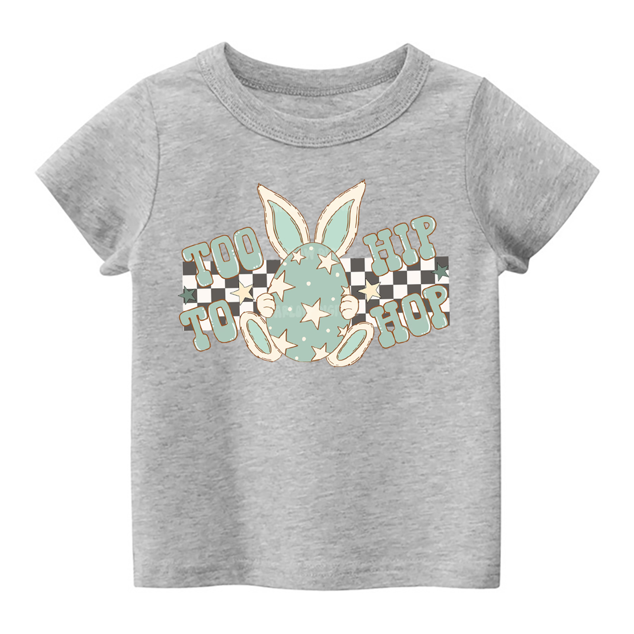 Too Hip To Hop Easter Toddler Shirt