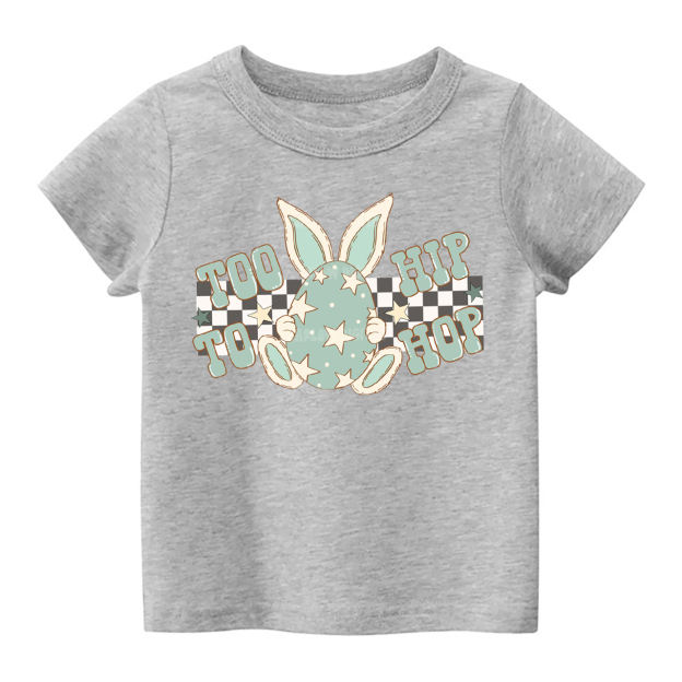 Too Hip To Hop Easter Toddler Shirt