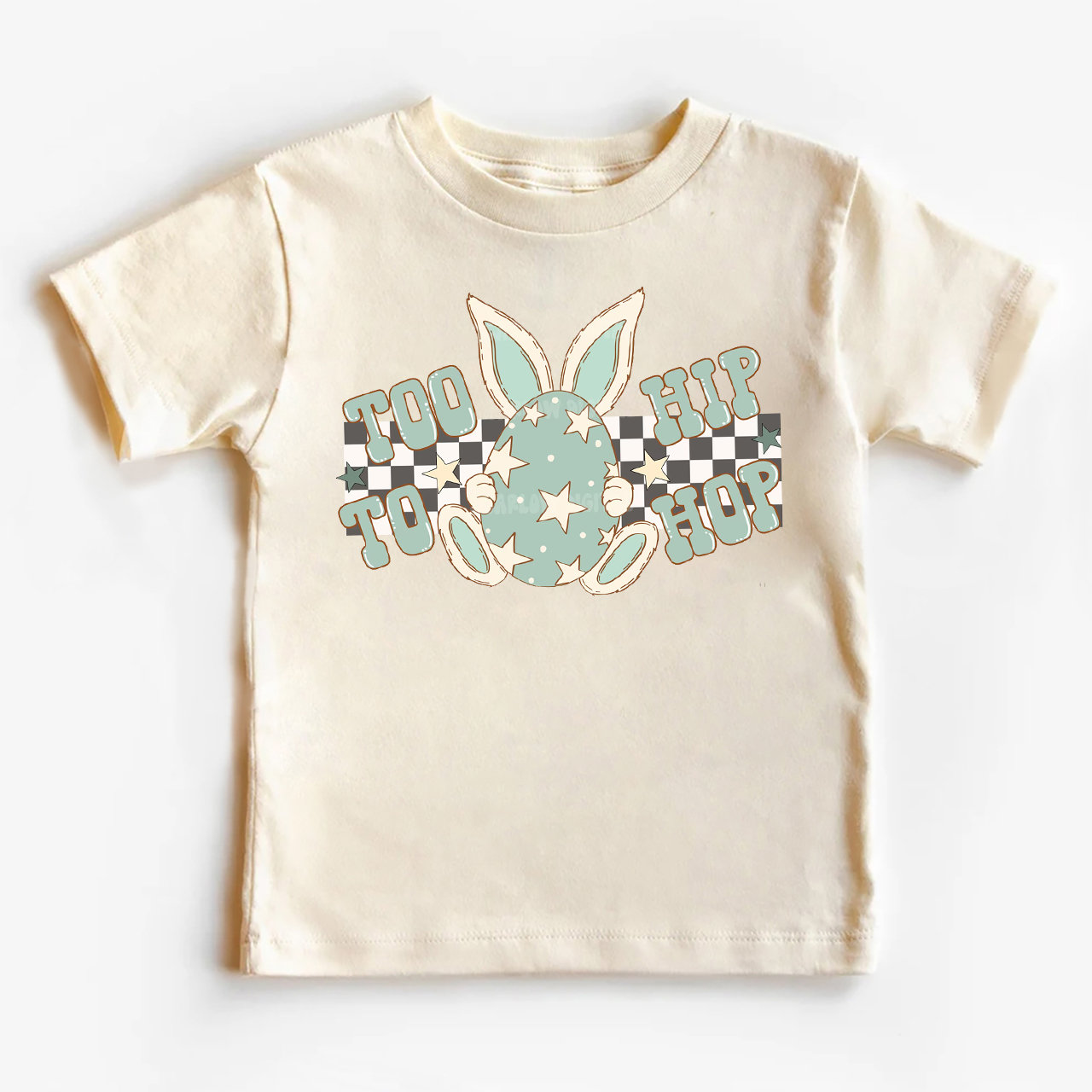 Too Hip To Hop Easter Toddler Shirt