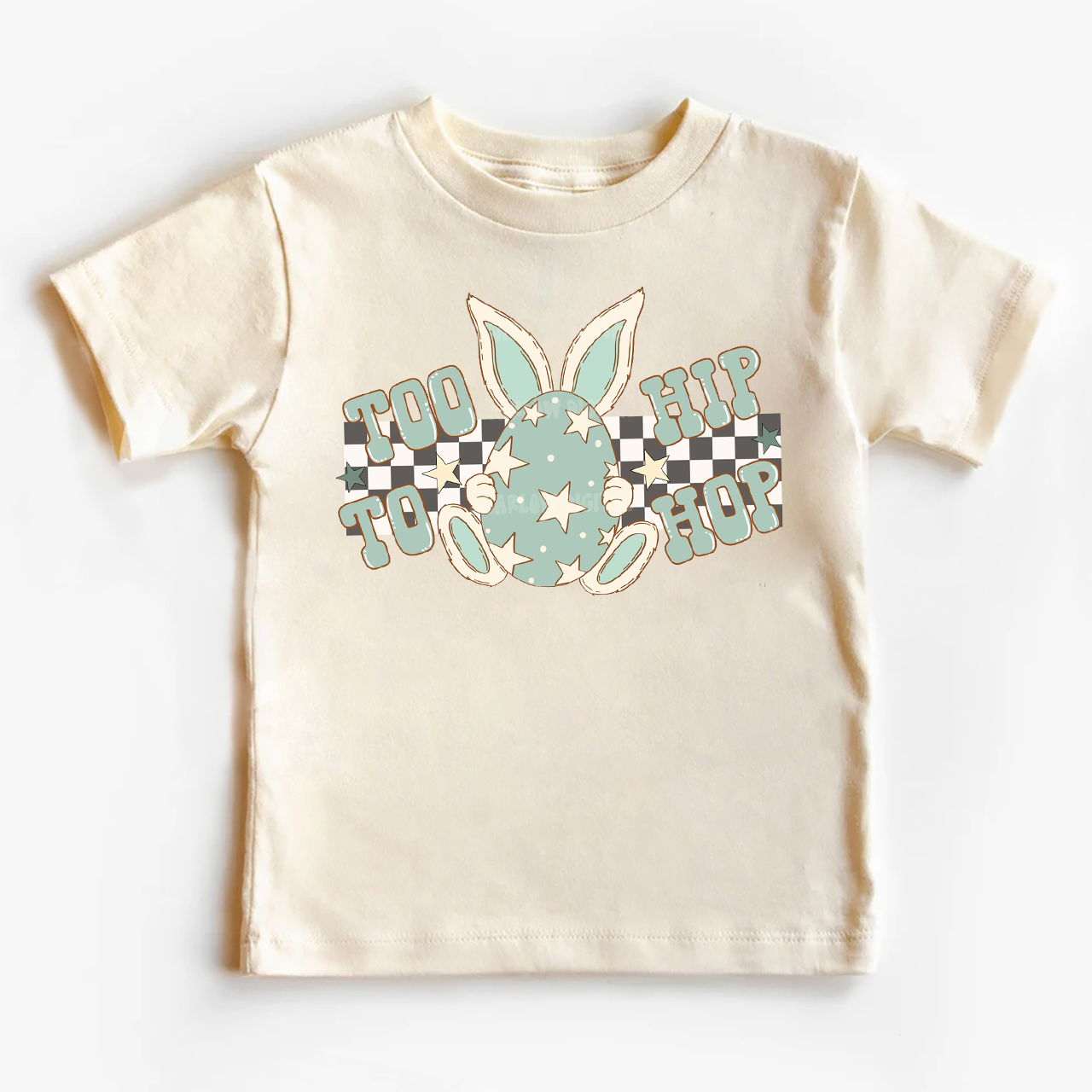 Too Hip To Hop Easter Toddler Shirt