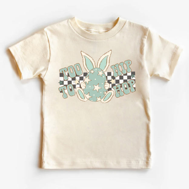 Too Hip To Hop Easter Toddler Shirt