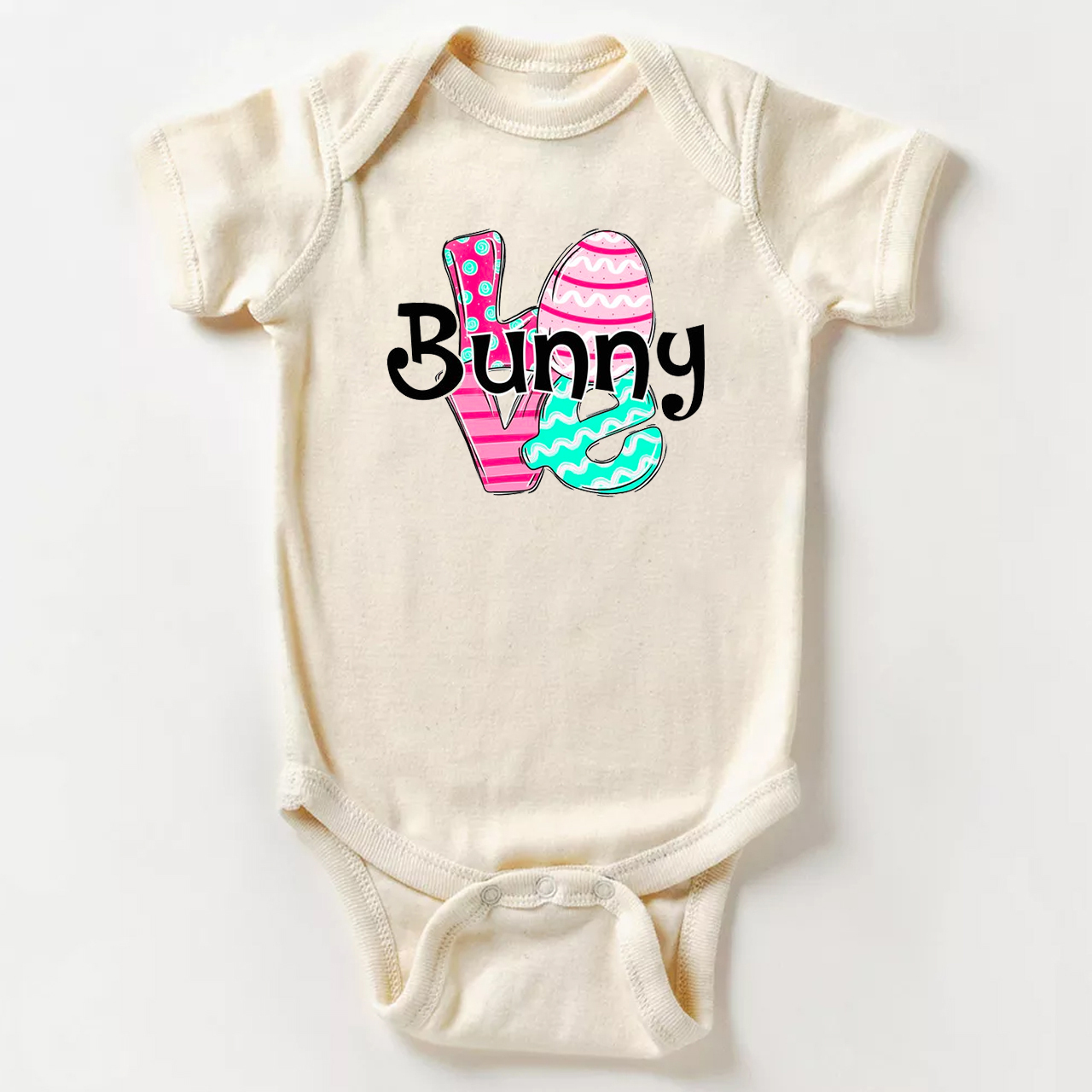 Hop Hop Easter Baby Bodysuit
