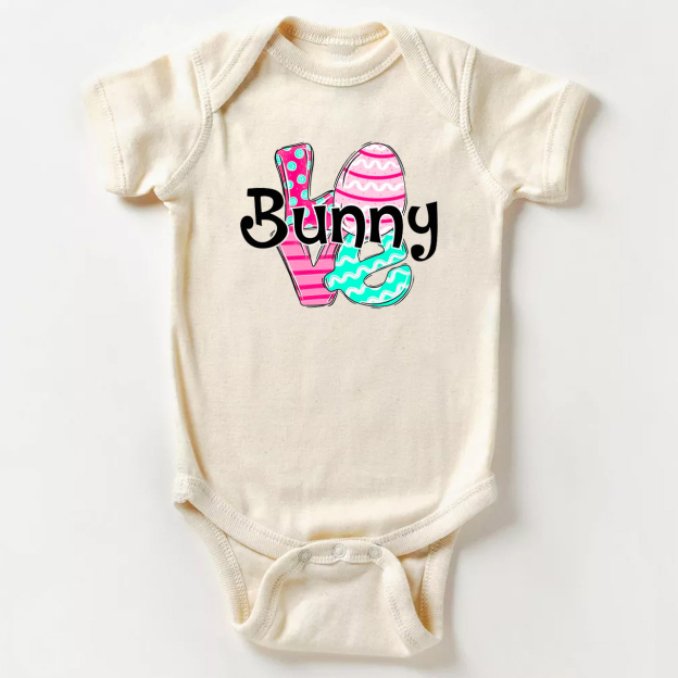 Hop Hop Easter Baby Bodysuit