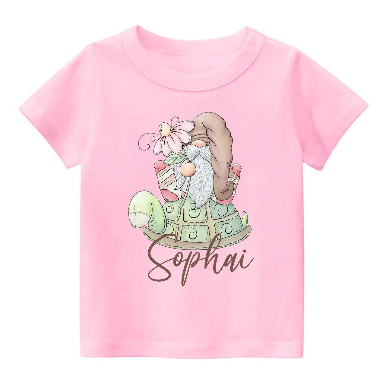 Spring Turtle Gnome Toddler Shirt