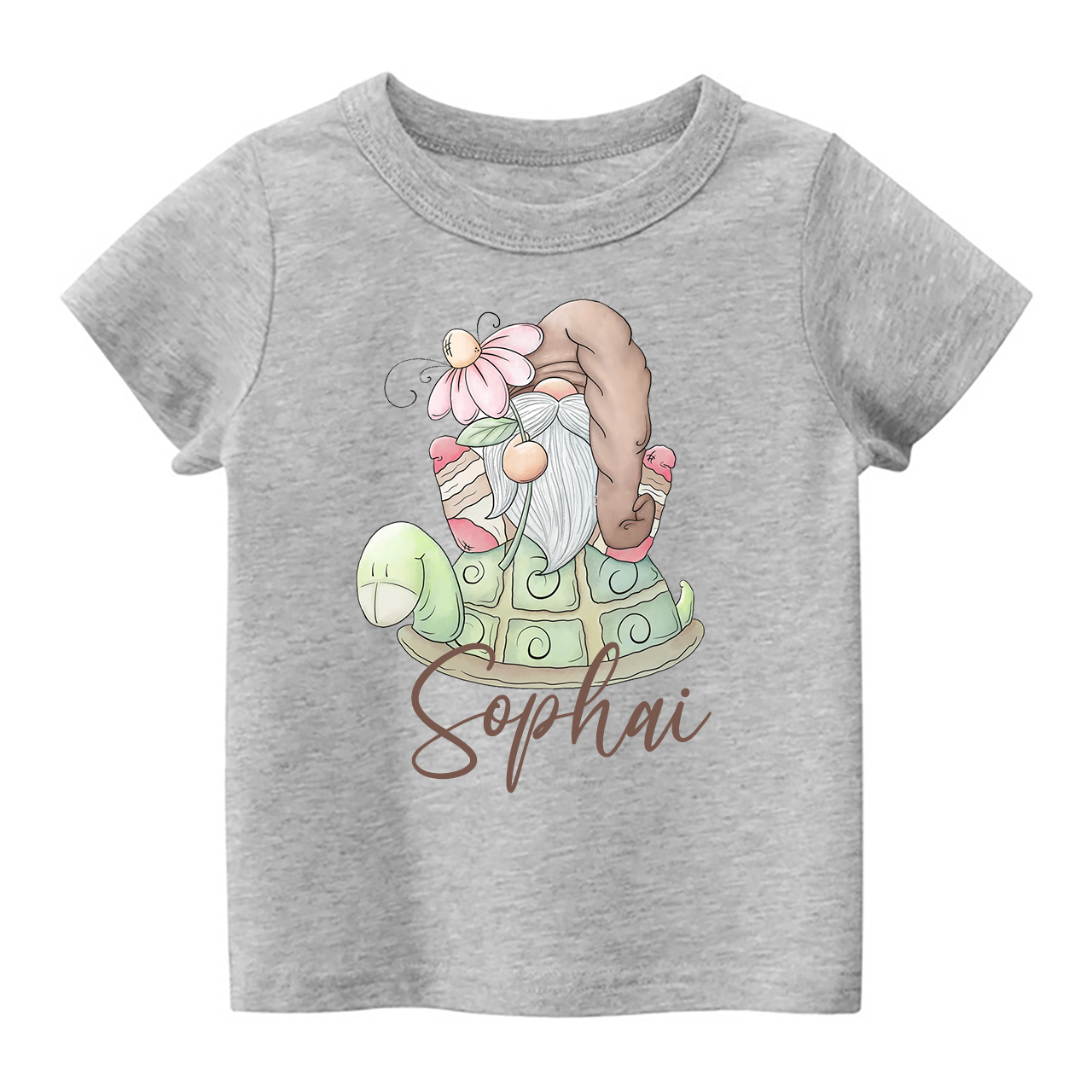 Spring Turtle Gnome Toddler Shirt