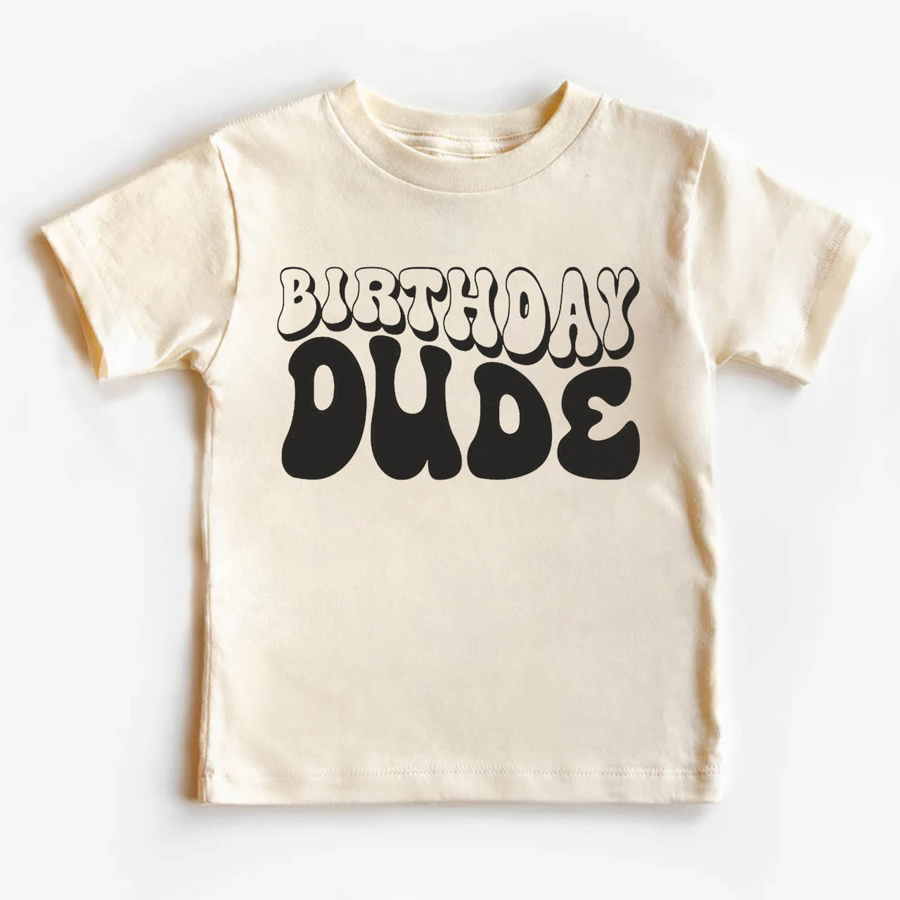 Birthday Dude Natural Shirt For Kids