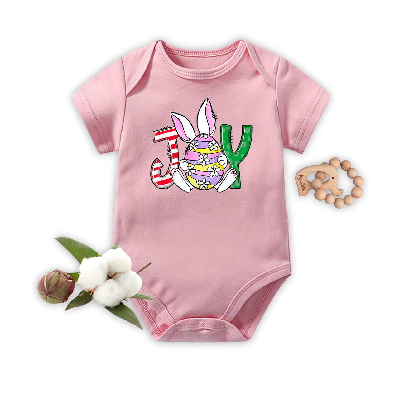 Hop Hop Easter Baby Bodysuit