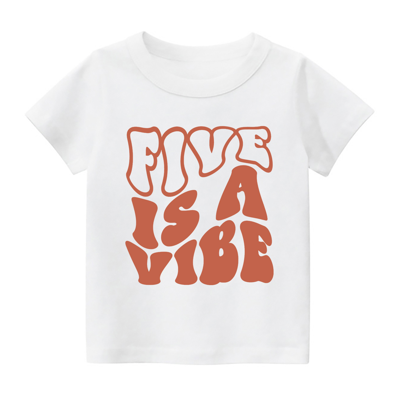 Retro Fifth Birthday Shirt For Kids