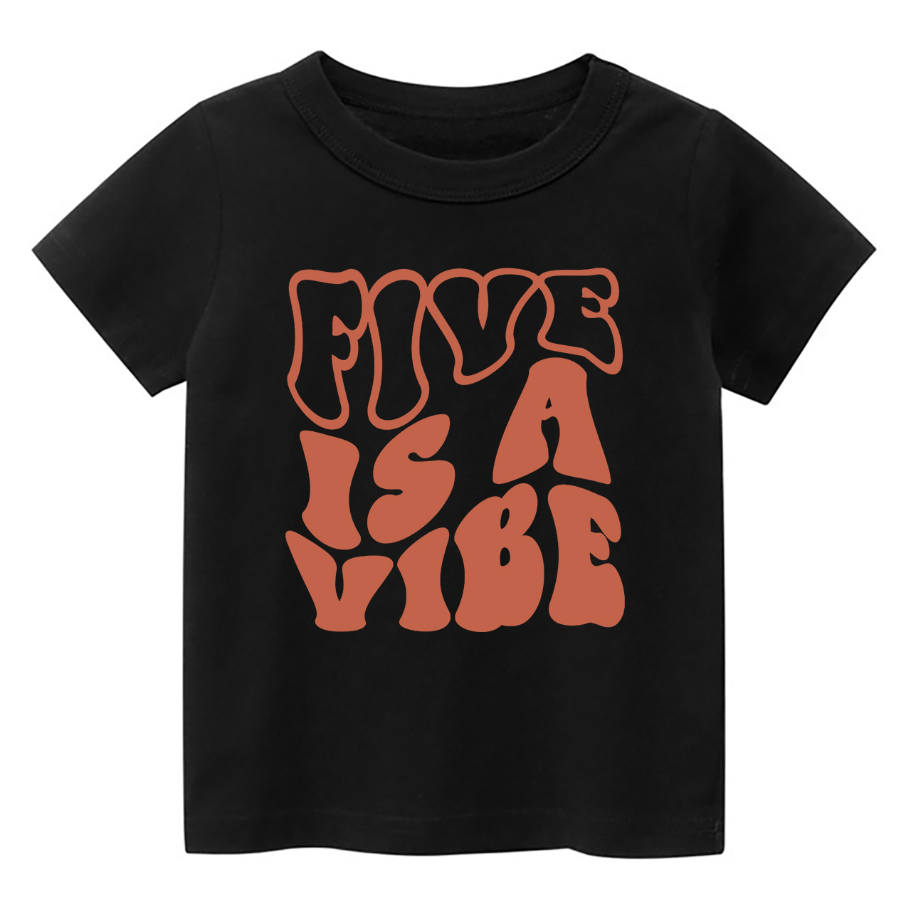 Retro Fifth Birthday Shirt For Kids