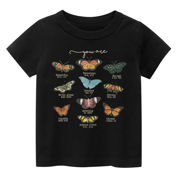 Bible Verse Butterfly Natural Christian Shirt