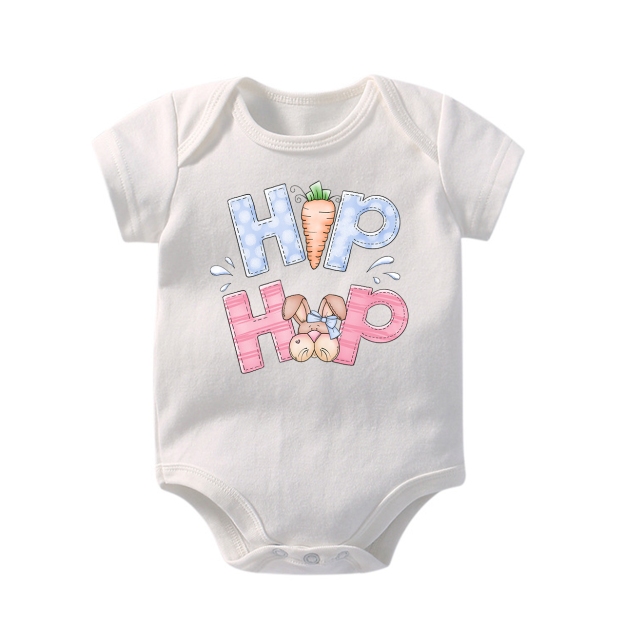 Hop Hop Easter Baby Bodysuit