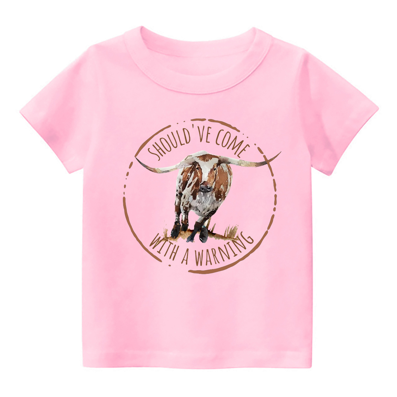 Should've Come With A Warning Kids Shirt