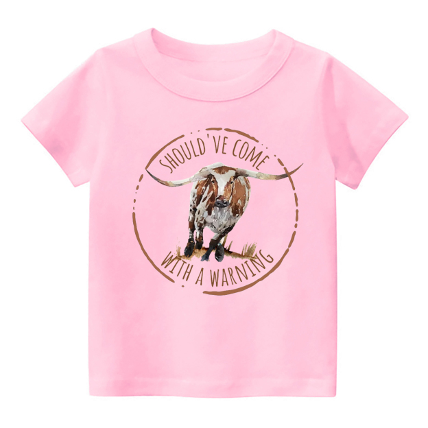 Should've Come With A Warning Kids Shirt