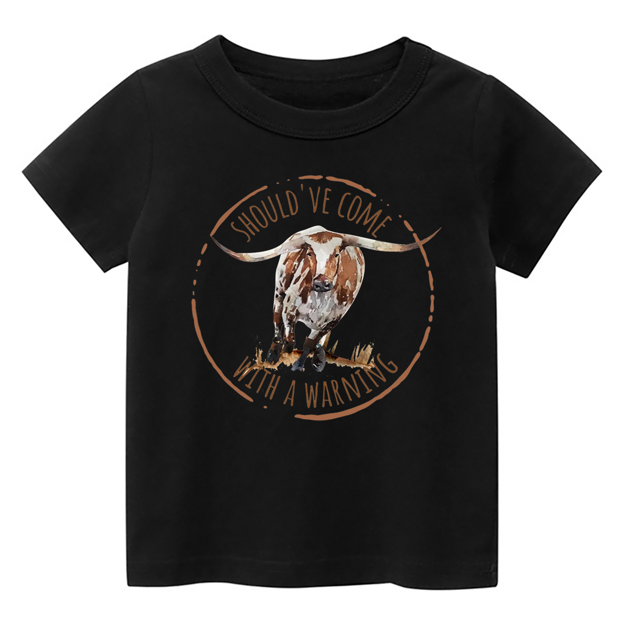 Should've Come With A Warning Kids Shirt