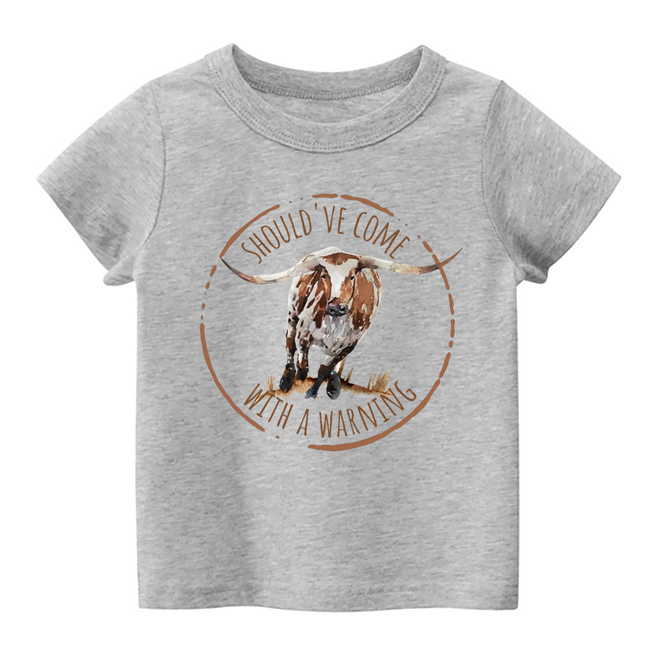 Should've Come With A Warning Kids Shirt