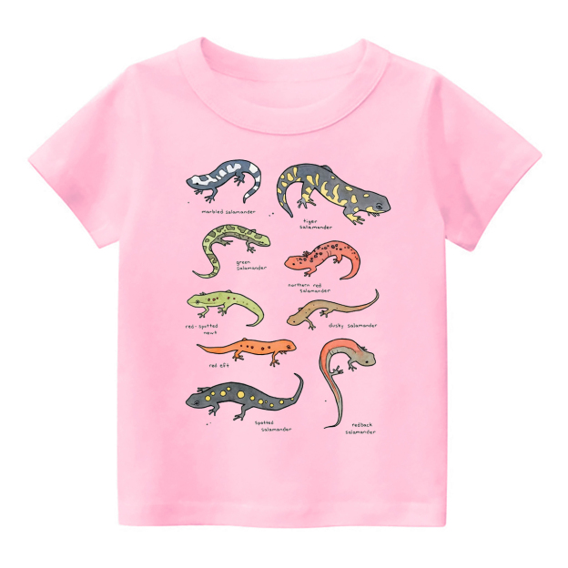 Salamanders Chart Kids Shirt