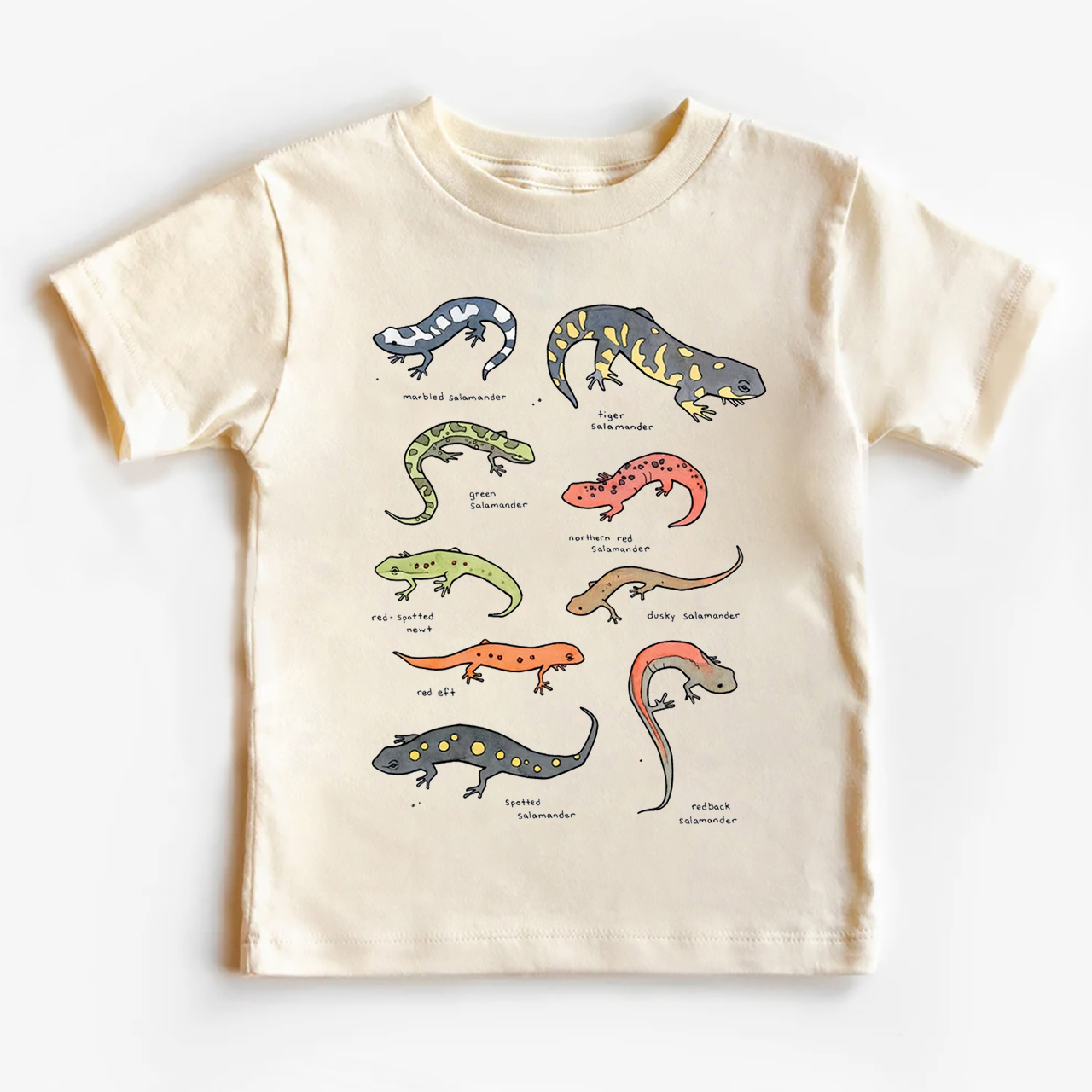 Salamanders Chart Kids Shirt