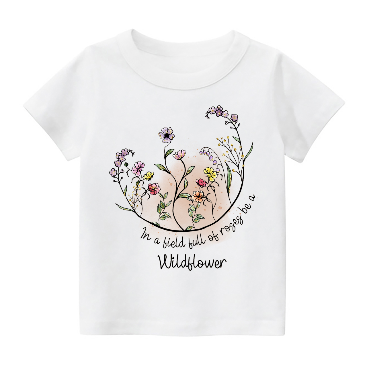 Be A Wildflower Kids Shirt