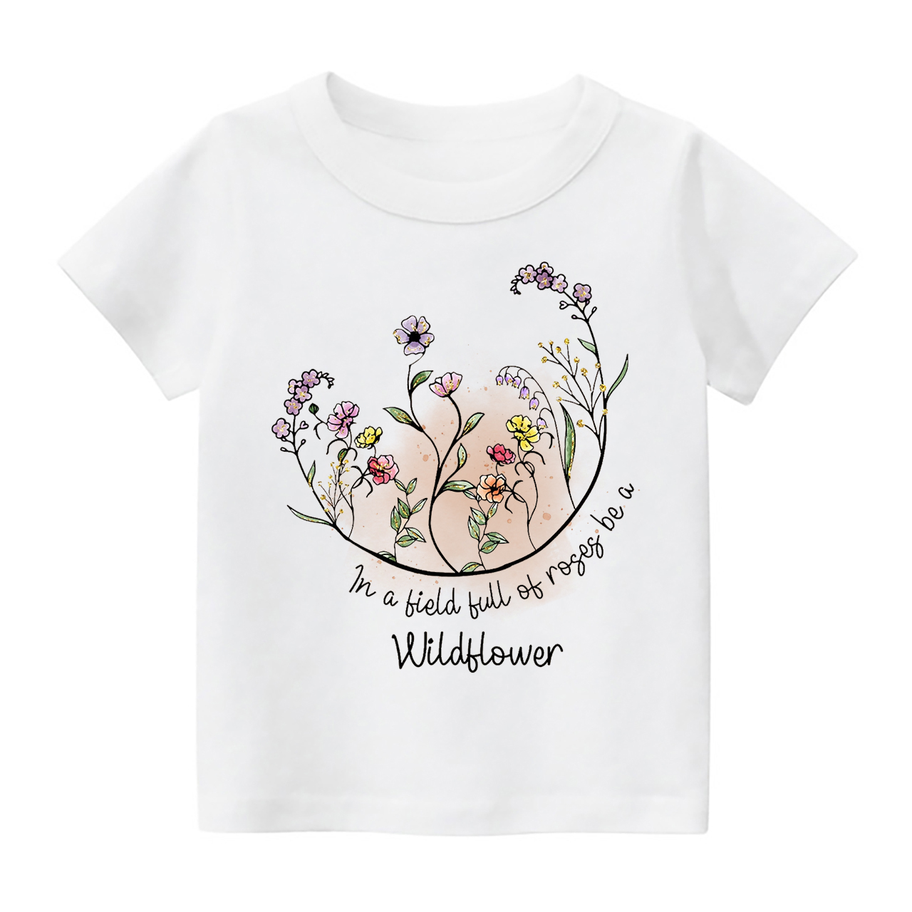 Be A Wildflower Kids Shirt