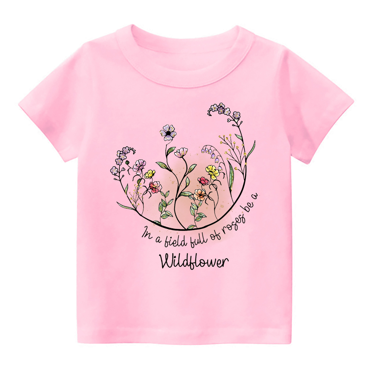 Be A Wildflower Kids Shirt