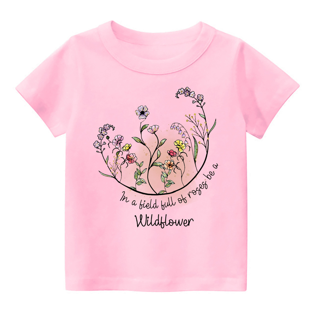 Be A Wildflower Kids Shirt