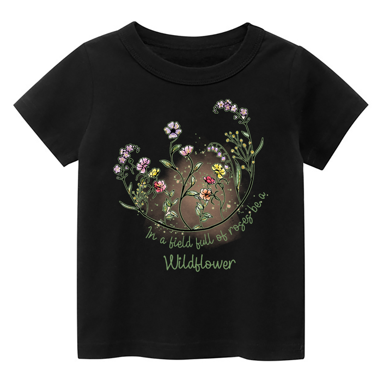 Be A Wildflower Kids Shirt