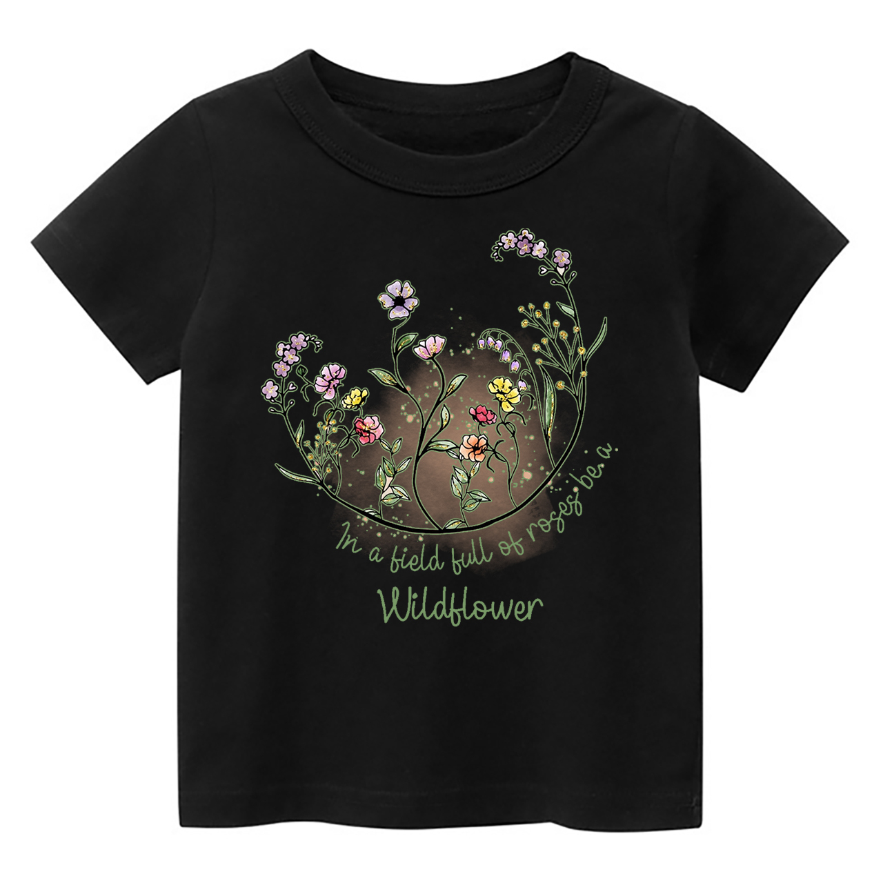 Be A Wildflower Kids Shirt