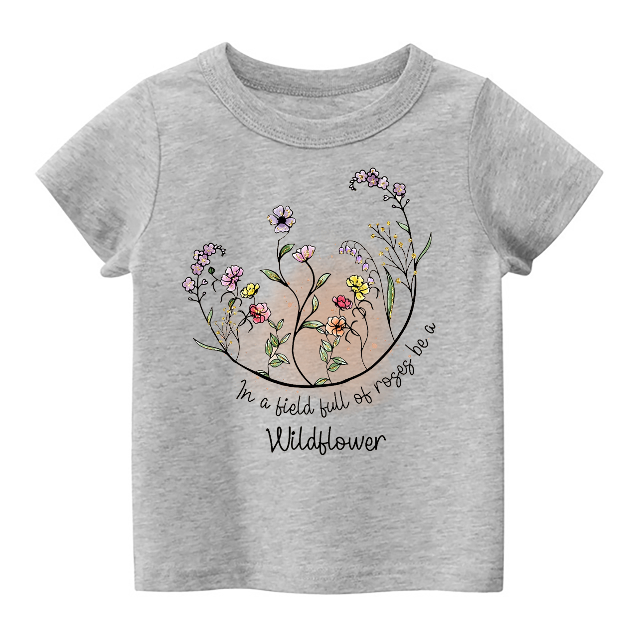 Be A Wildflower Kids Shirt