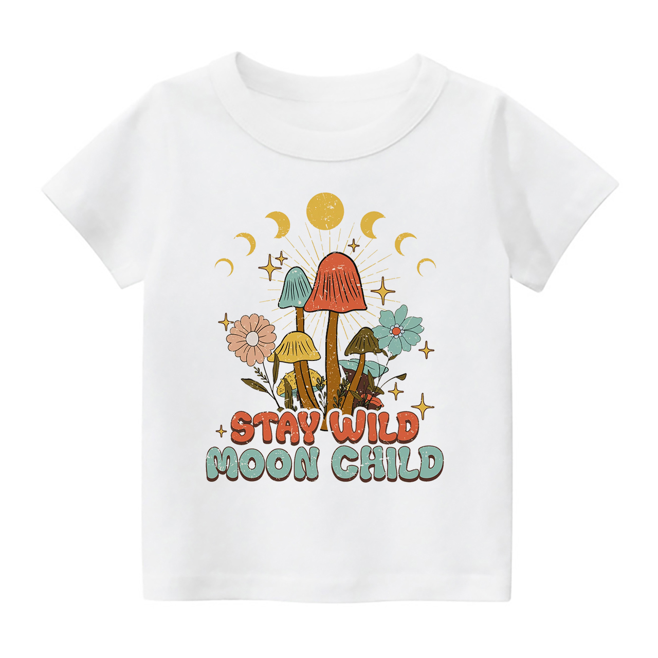 Stay Wild Moon Child Kids Shirt