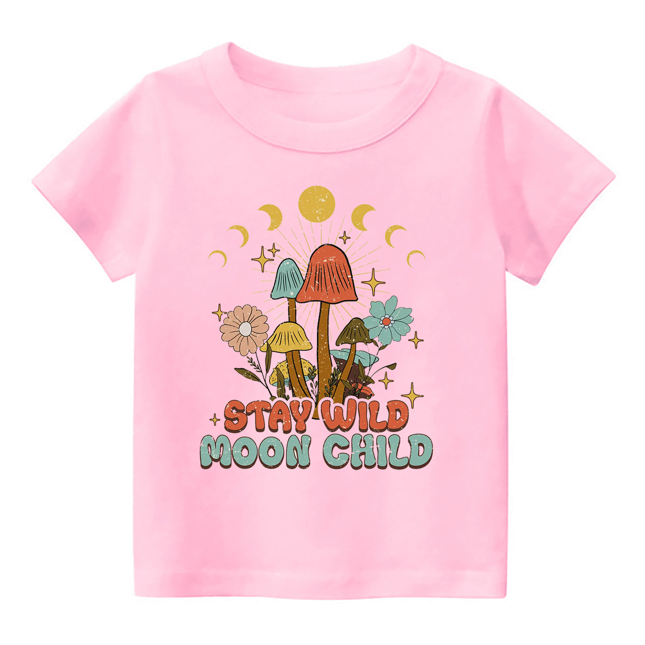 Stay Wild Moon Child Kids Shirt
