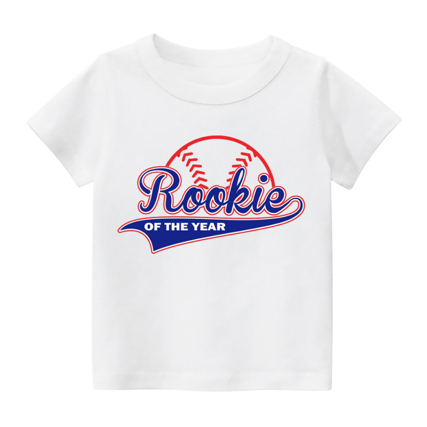 Personalized Baseball Rookie Kids Shirt