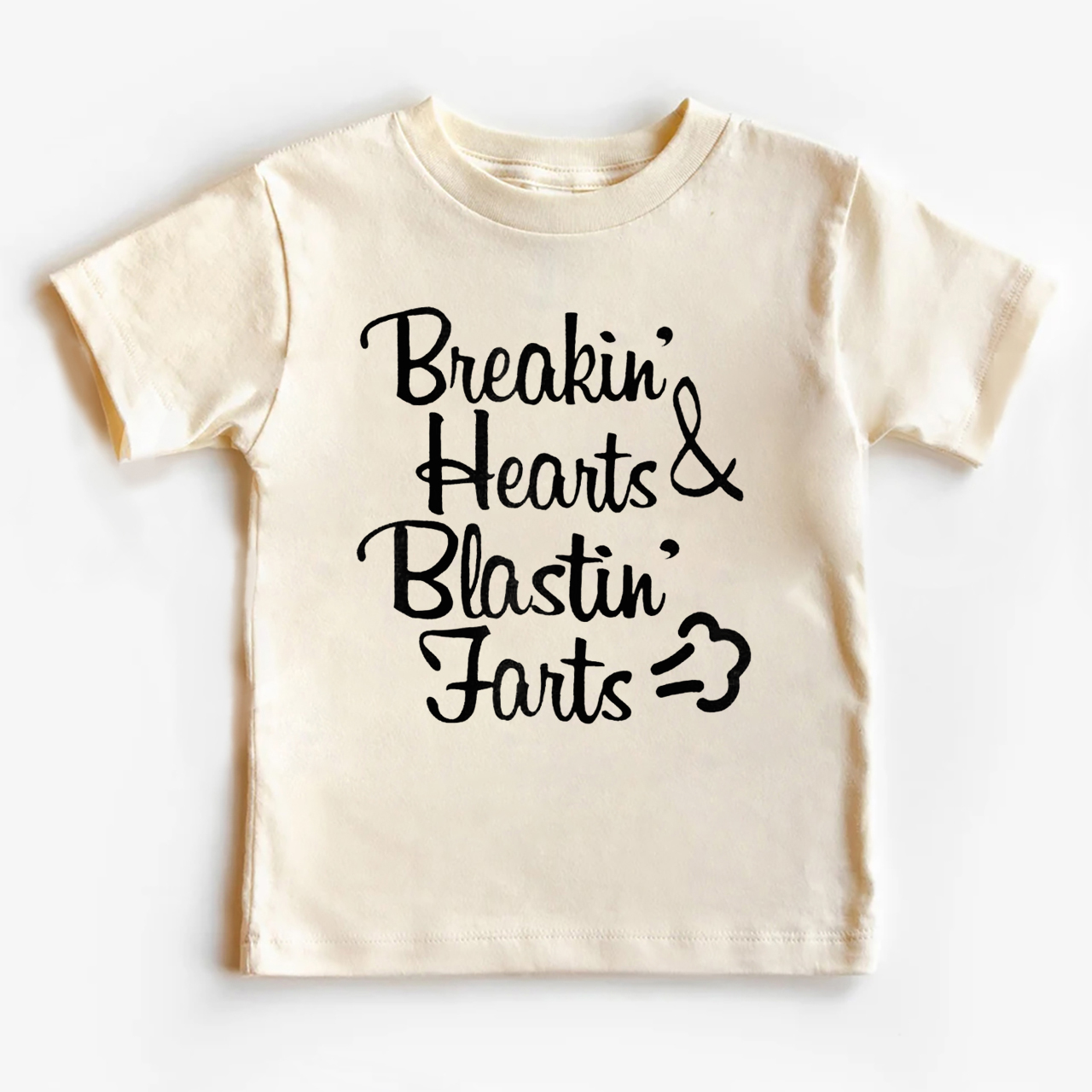 Breakin' Hearts Blastin' Farts Kids Shirt