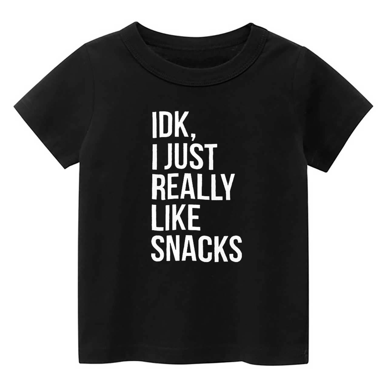 IDK I Just Really Like Snacks Kids Shirt