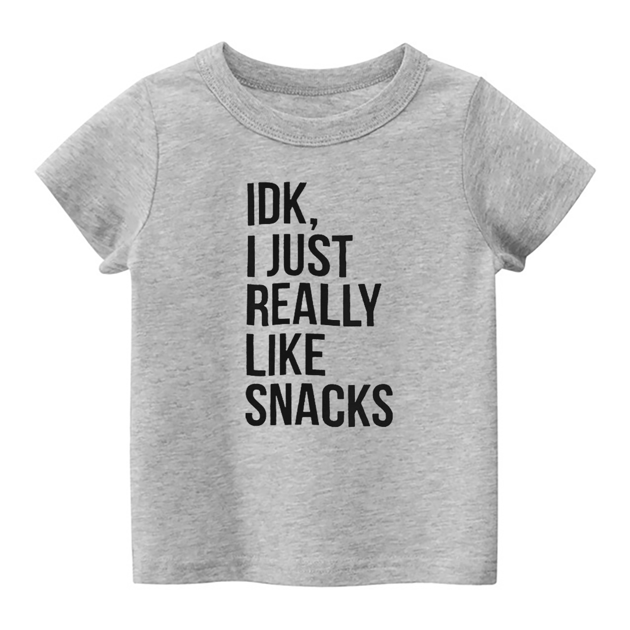 IDK I Just Really Like Snacks Kids Shirt