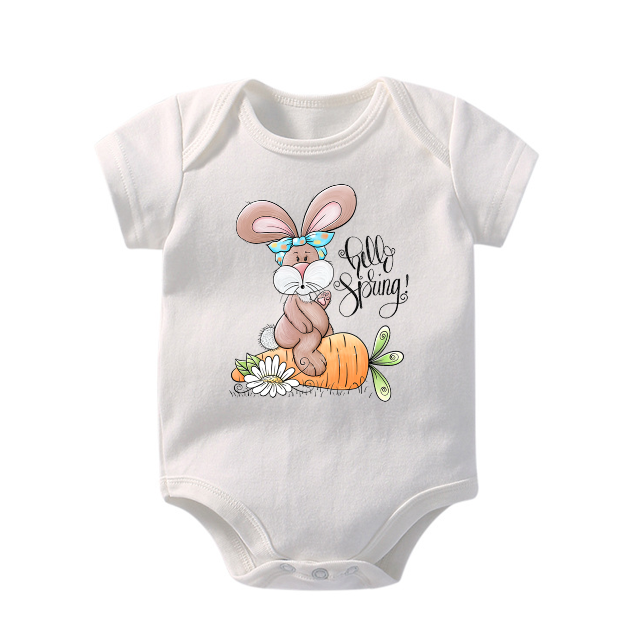 Hop Hop Easter Baby Bodysuit