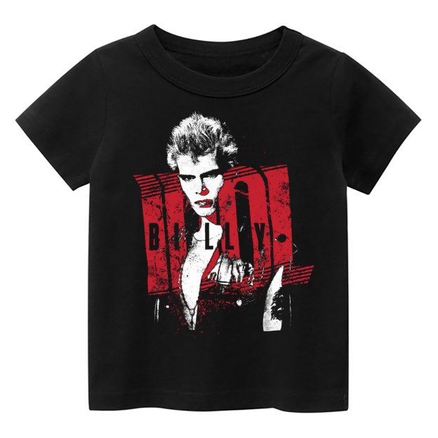 Billy Idol Black Kids Shirt