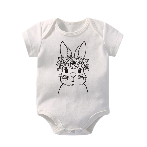 Hop Hop Easter Baby Bodysuit