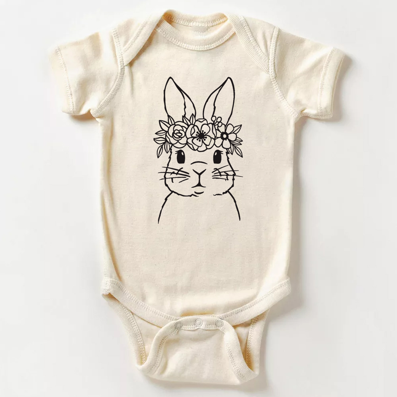 Hop Hop Easter Baby Bodysuit