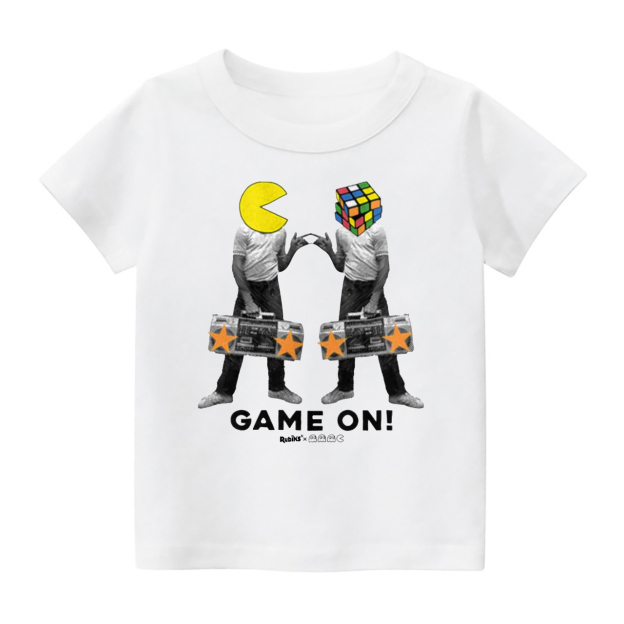 Pac-man Rubiks Game On Kids Shirt