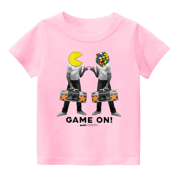 Pac-man Rubiks Game On Kids Shirt