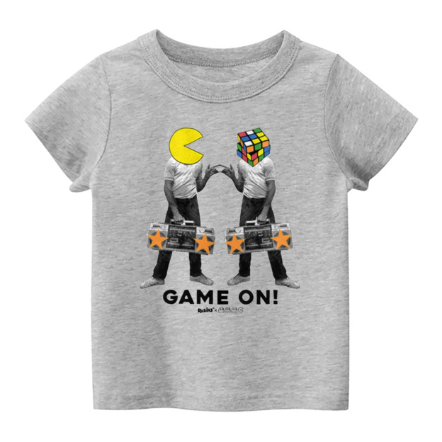Pac-man Rubiks Game On Kids Shirt