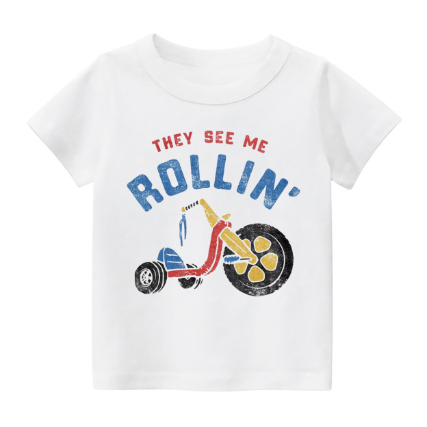 They See Me Rollin' Kids Shirt