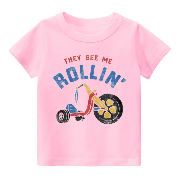 They See Me Rollin' Kids Shirt