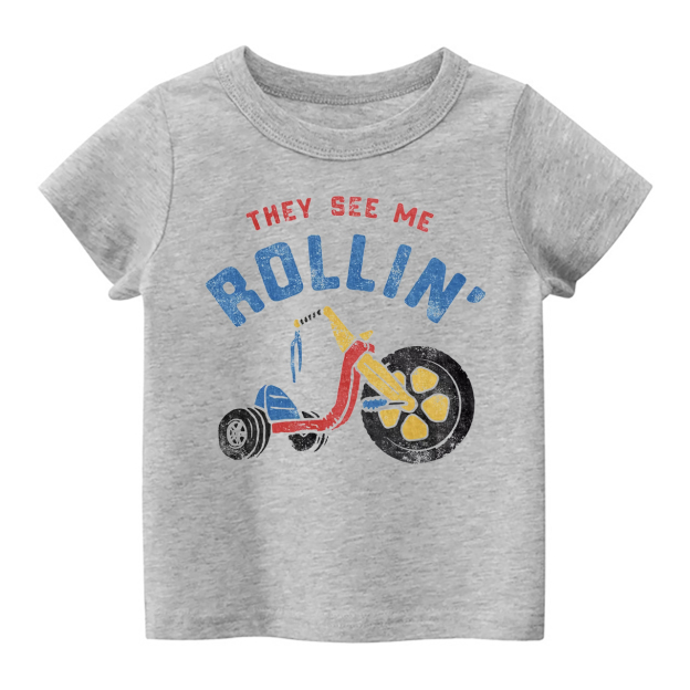 They See Me Rollin' Kids Shirt