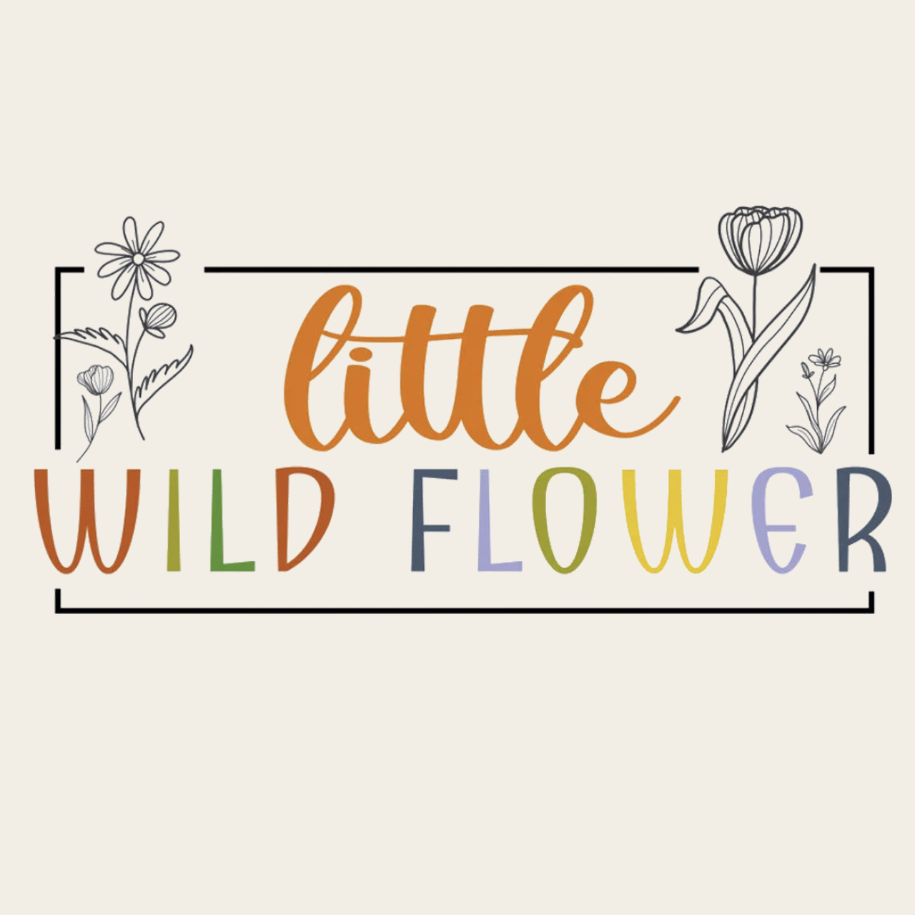 Little Wildflower Bodysuit For Baby