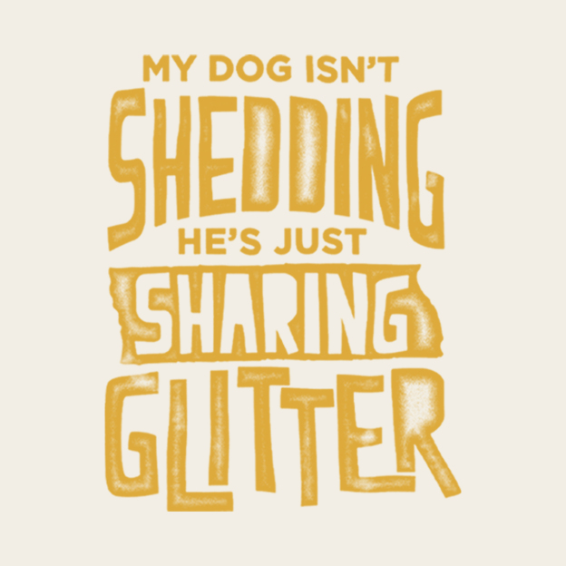 Glitter Dog  Bodysuit For Baby