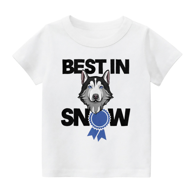 Snow Dog Kids Shirt
