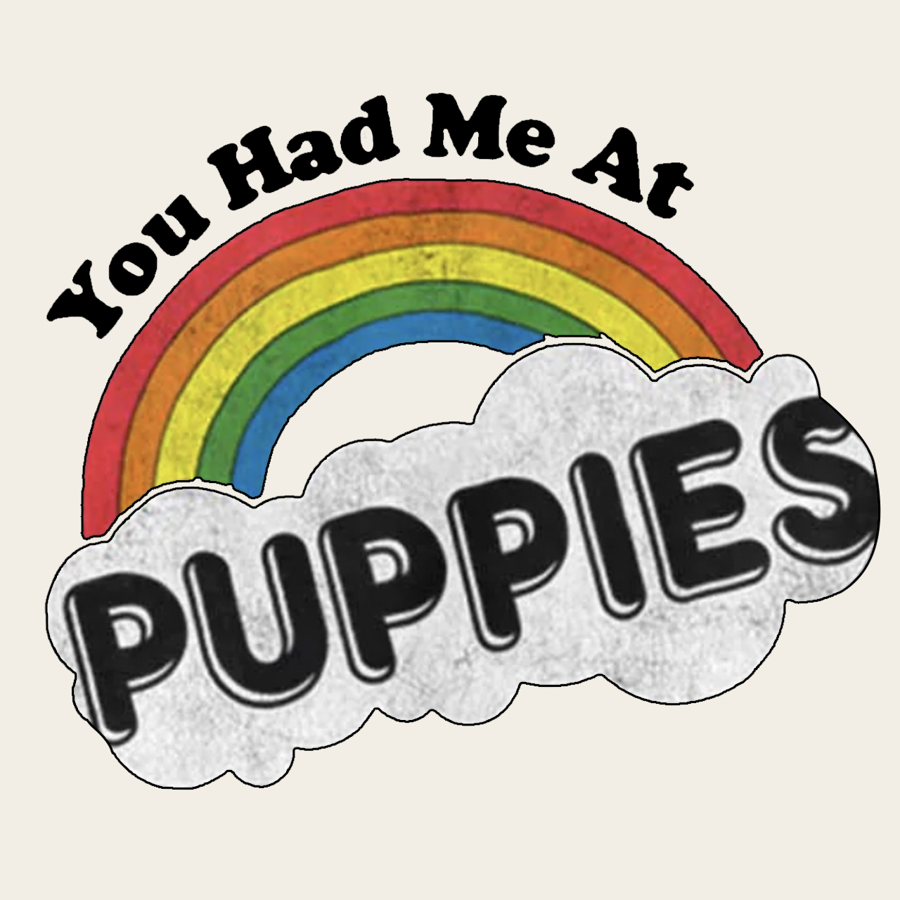 Rainbow Puppies Bodysuit For Baby