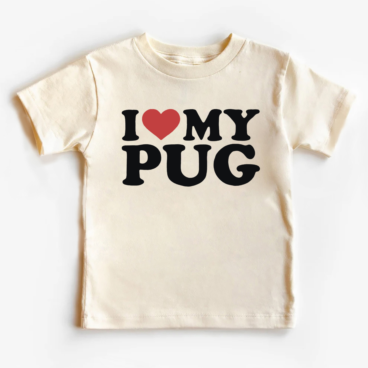 I Love My Pug Kids Shirt
