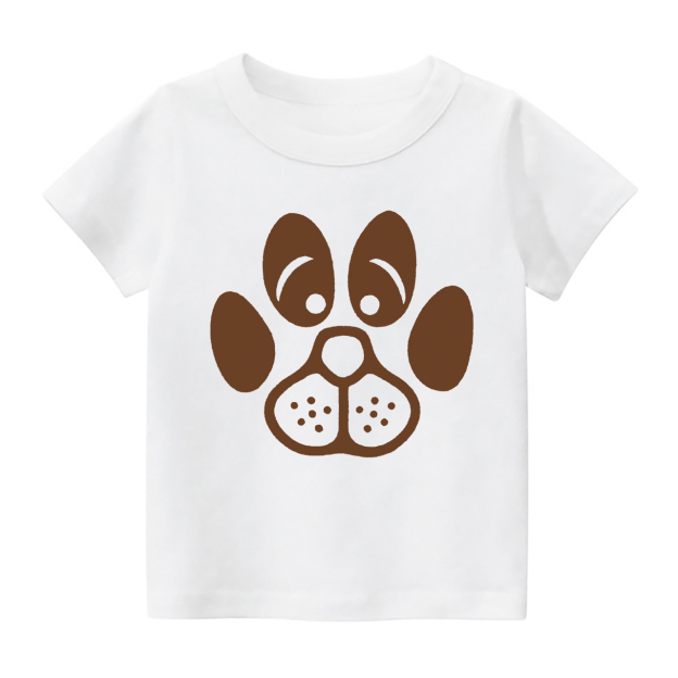  Dog Paw Prints Kids Shirt